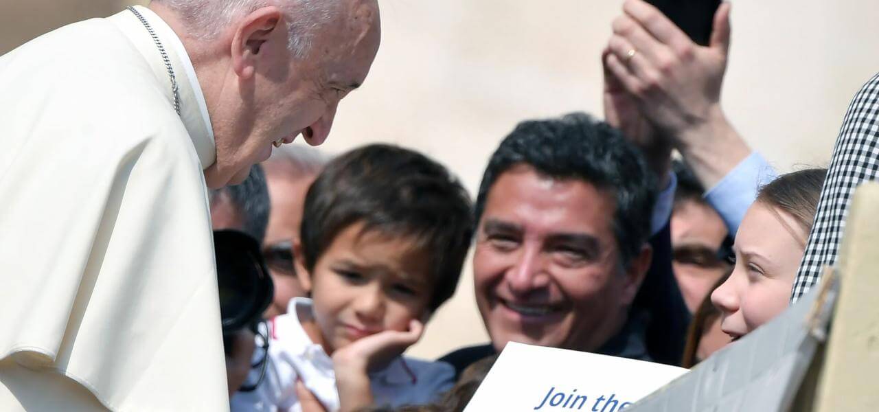 Papa incontra Greta in Vaticano