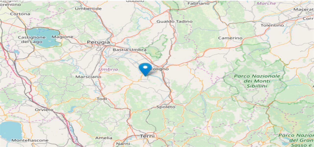 terremoto perugia ingv