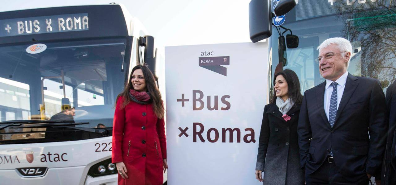 Atac, Raggi presenta i nuovi bus