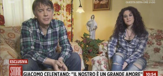 Celentano e Katia a Storie Italiane