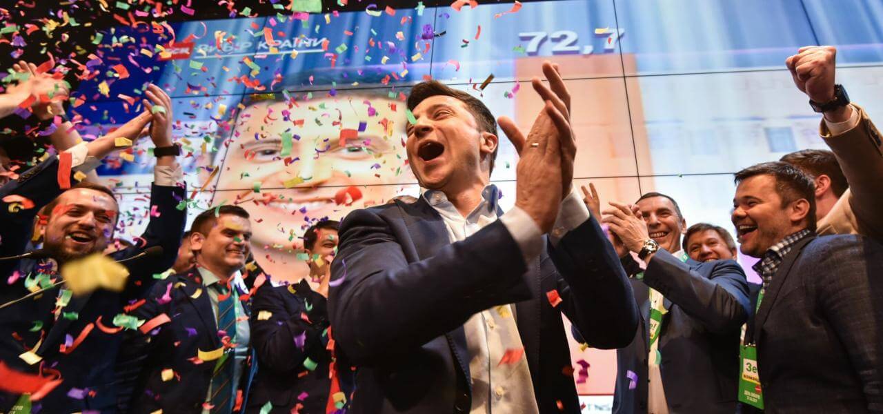 Zelensky vince in Ucraina