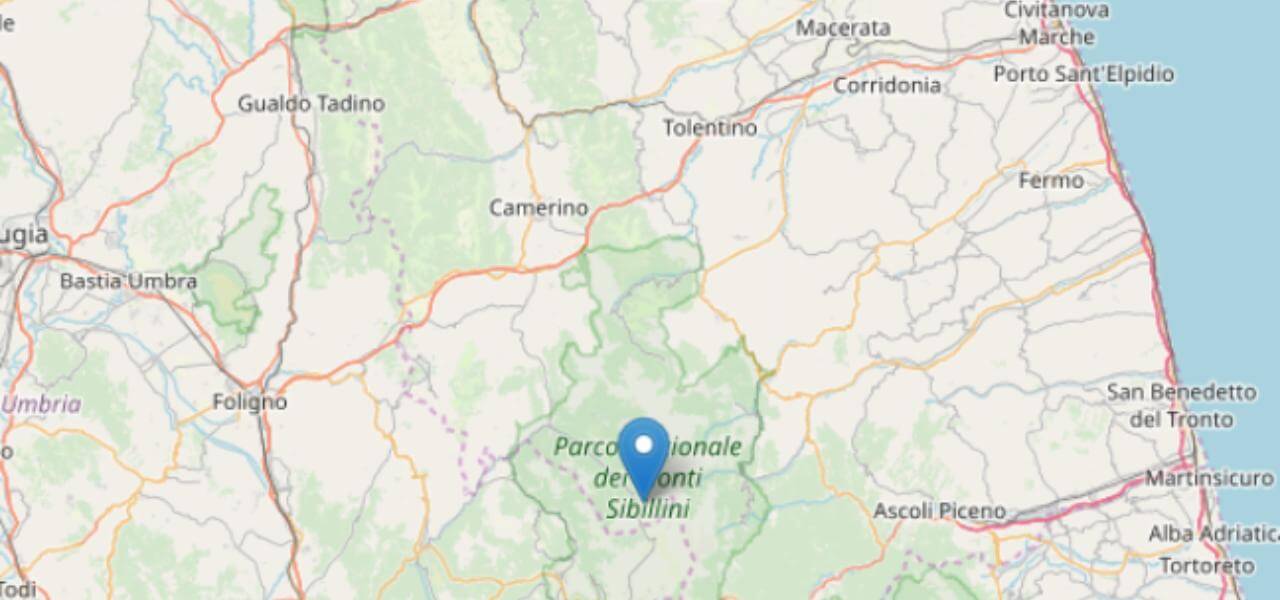 Terremoto nelle Marche a Macerata