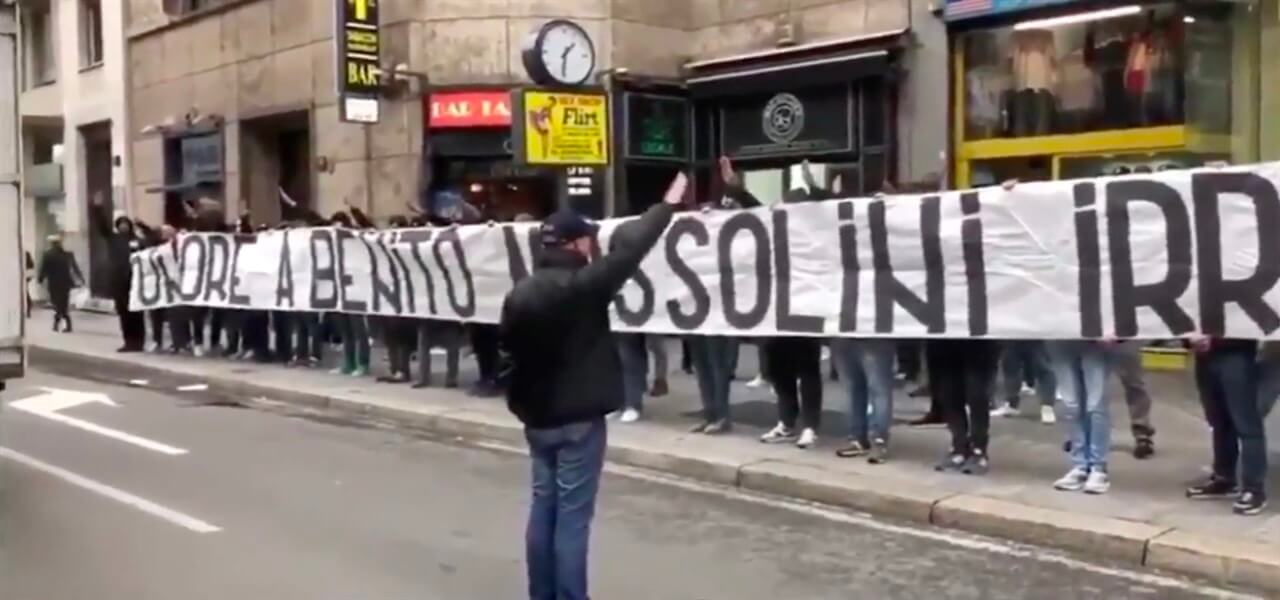 ultras lazio benito mussolini piazzale loreto