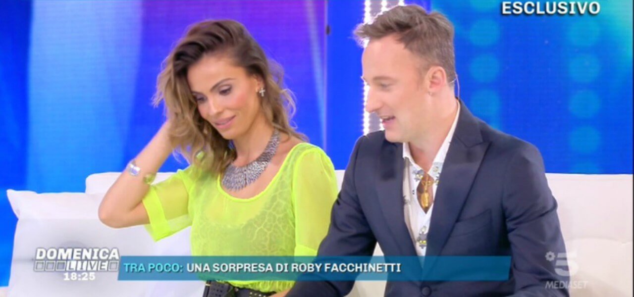 francesco facchinetti wilma fassol domenica live