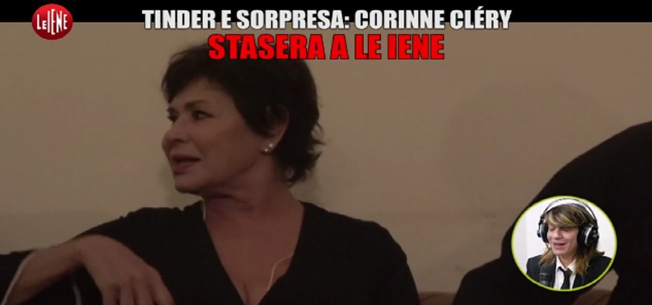 Corinne Clery a Tinder e sorpresa