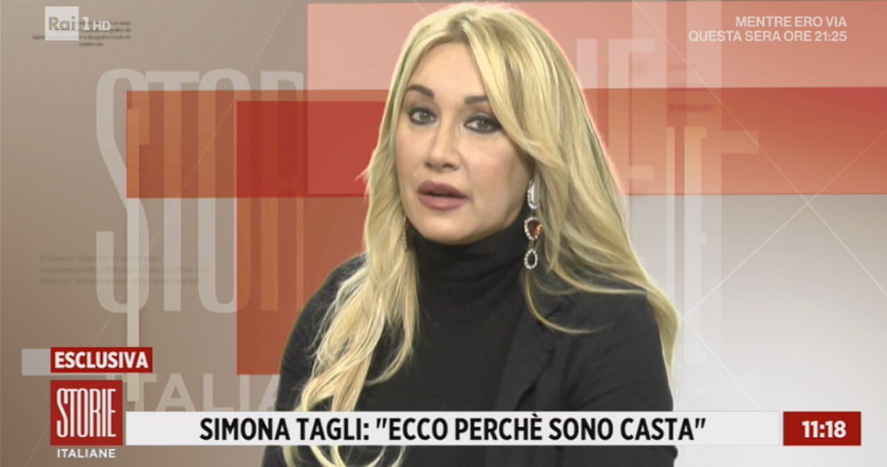 Simona Tagli a Storie Italiane