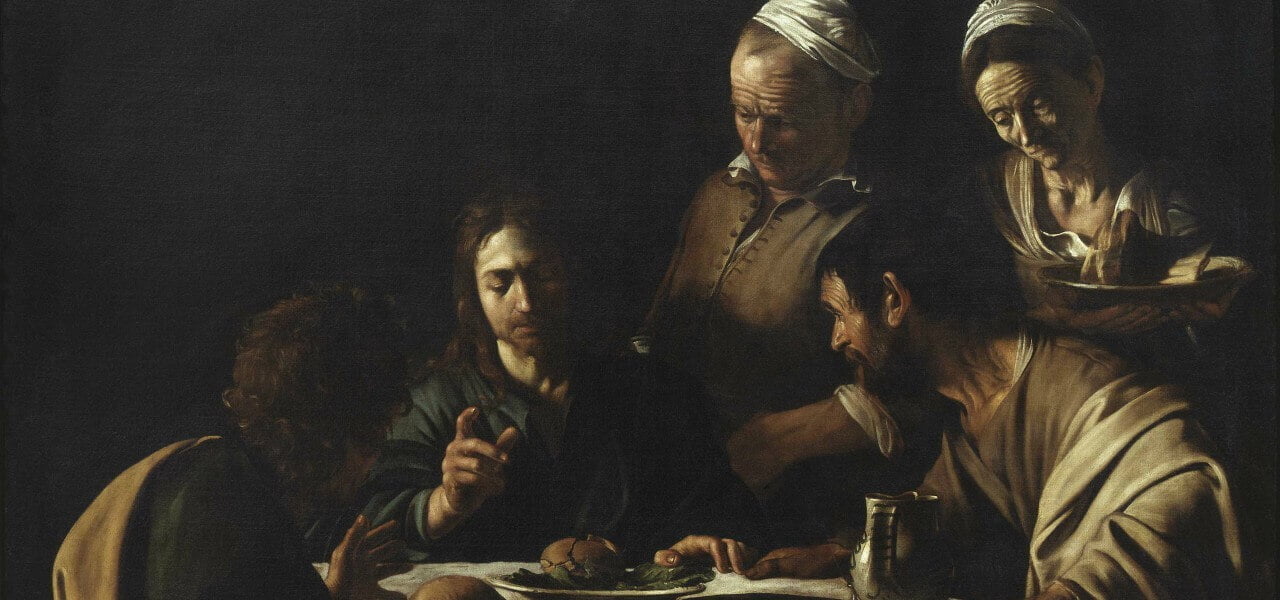 caravaggio cenaemmaus brera 1606arte1280