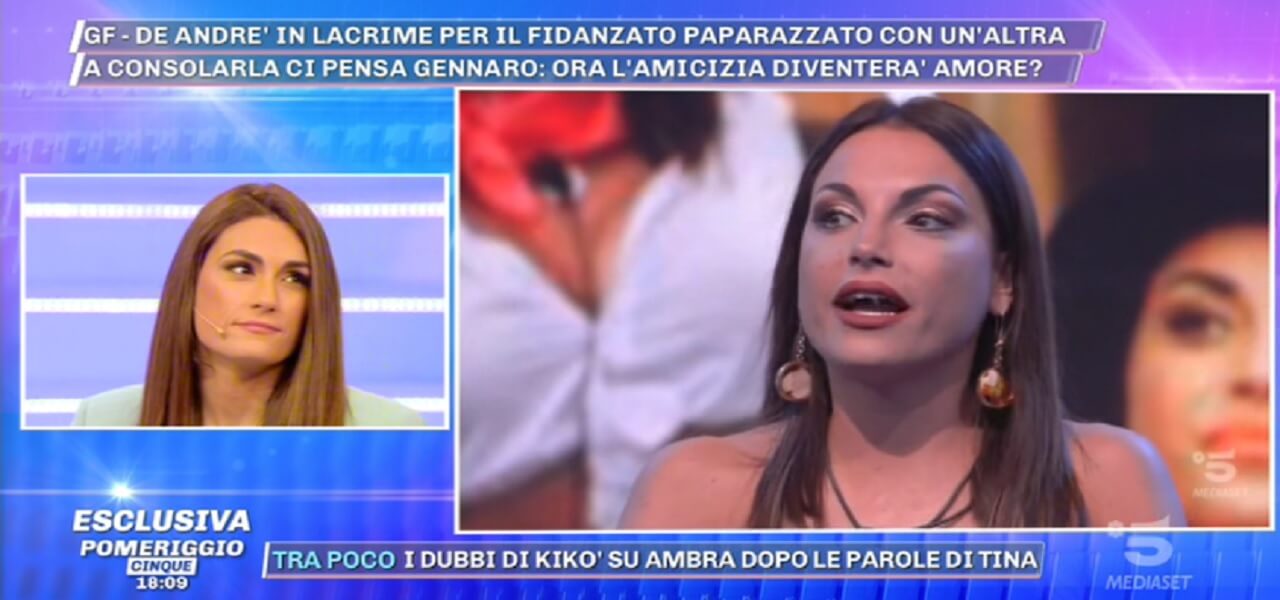 Francesca De Andrè, la sorella Fabrizia a Pomeriggio 5