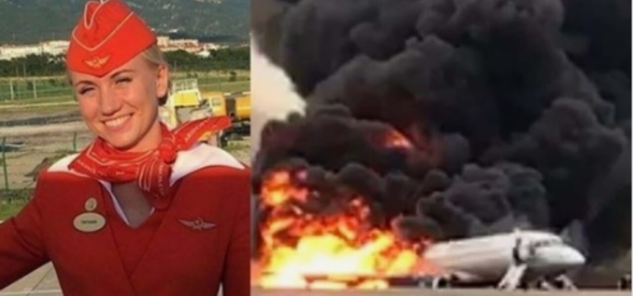 hostess aereo in fiamme 2019 facebook