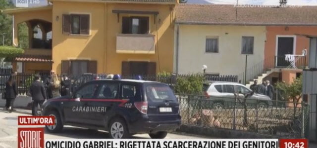 Omicidio Gabriel, perquisizione