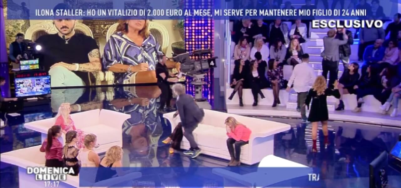 Luca Di Carlo e la rissa con Filippo Facci a Domenica Live
