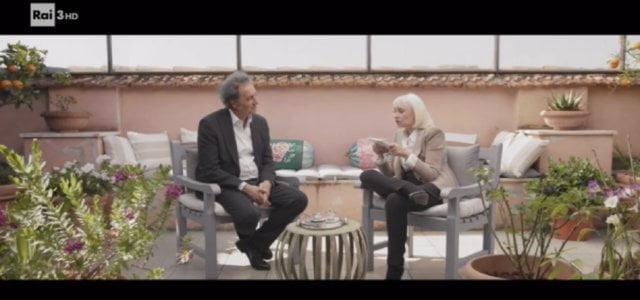 Paolo Sorrentino e Raffaella Carrà