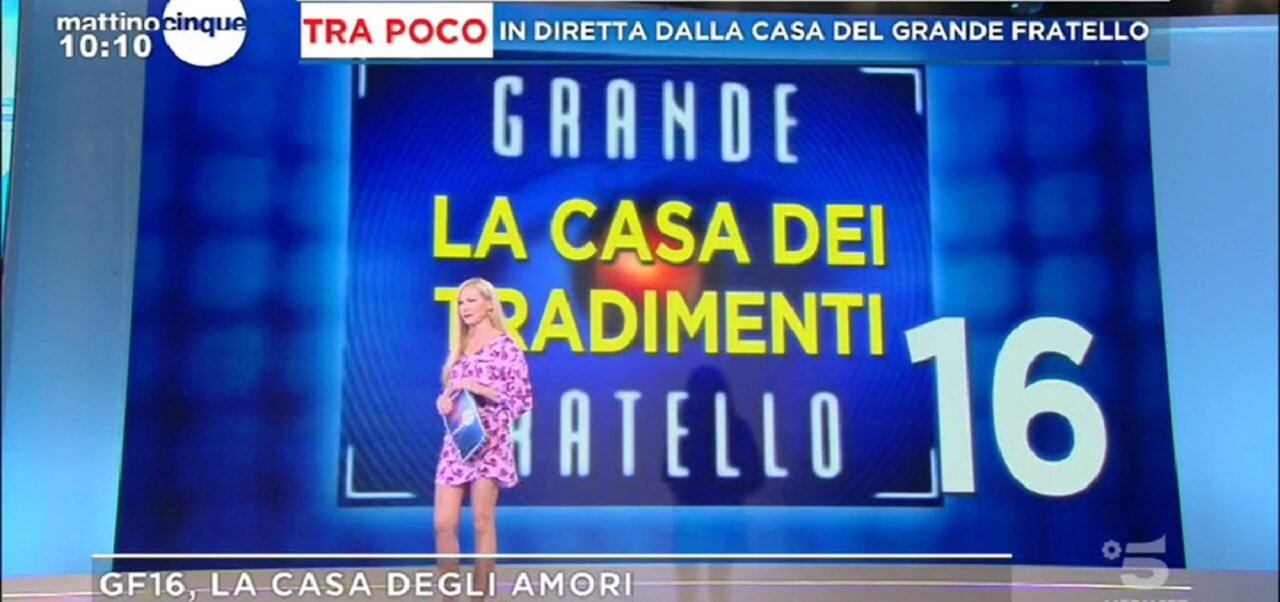 mattino5 tradimenti grande fratello
