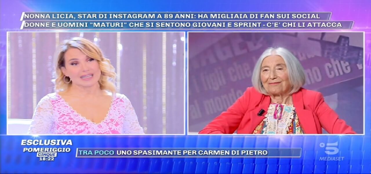 nonna licia pomeriggio5