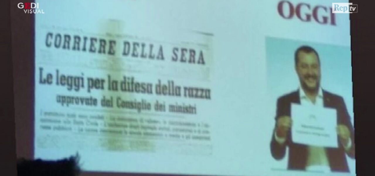 salvini leggi razziali prof palermo 2019