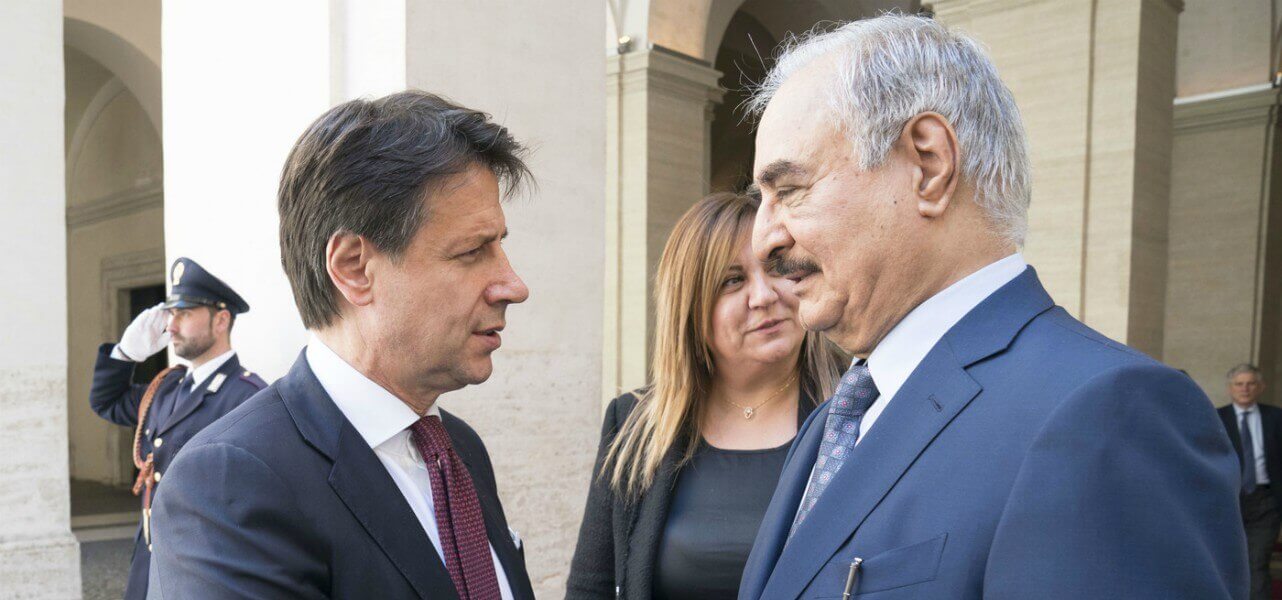 conte haftar 2 lapresse1280