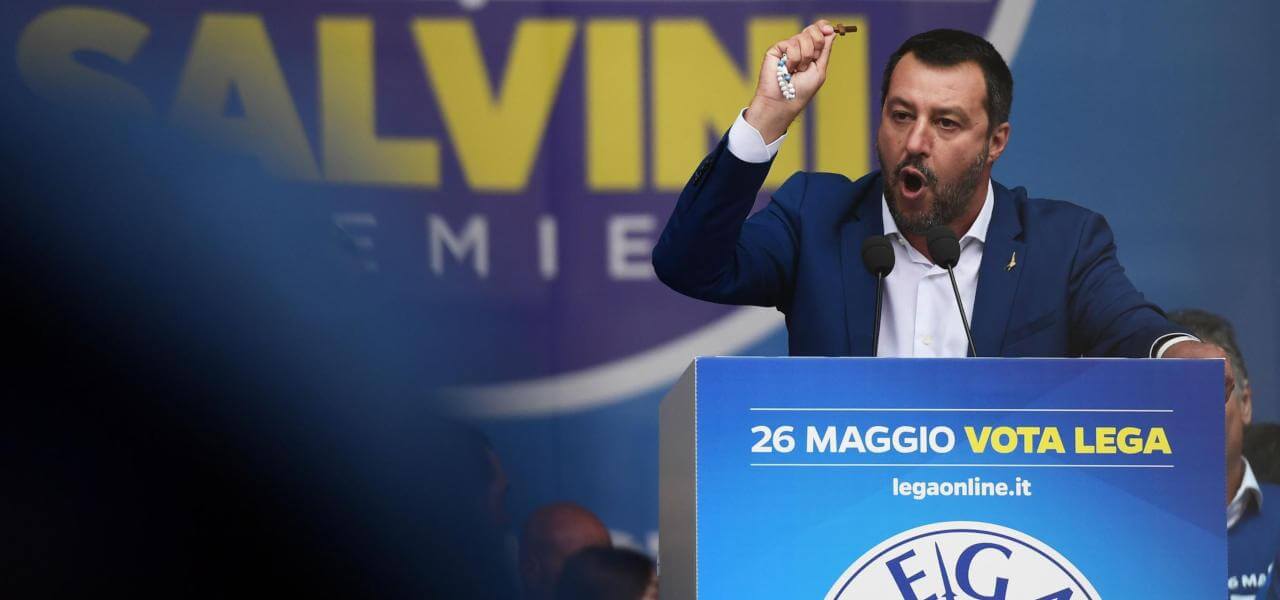 salvini rosario lega milano lapresse 2019