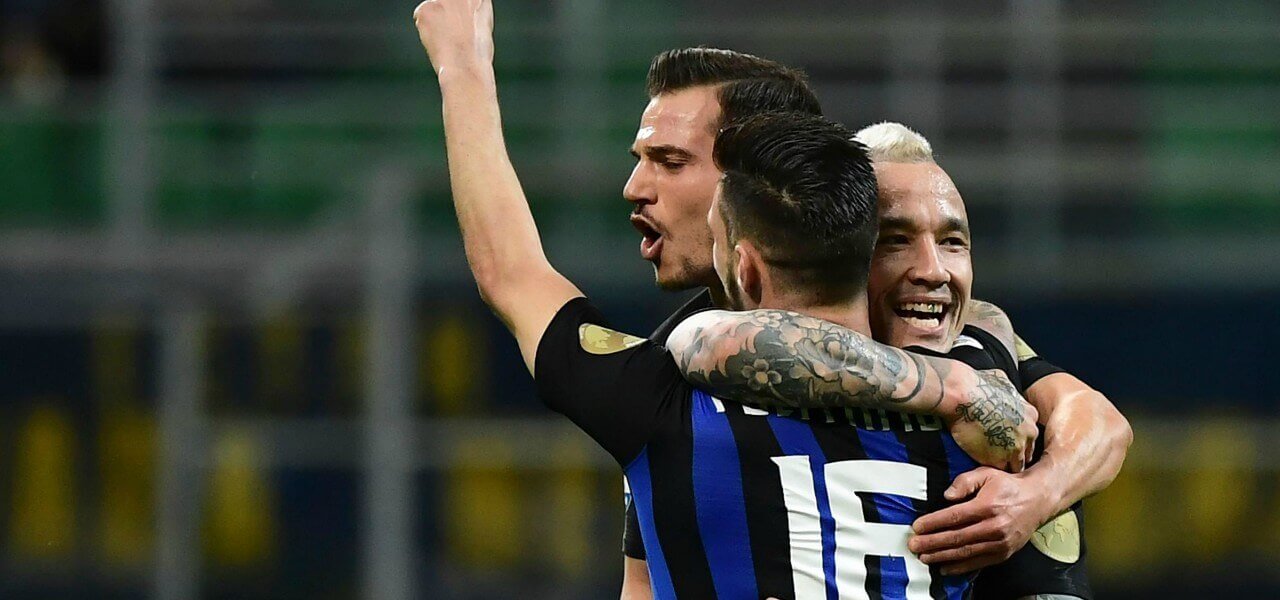 Politano Nainggolan Cedric Inter gol lapresse 2019