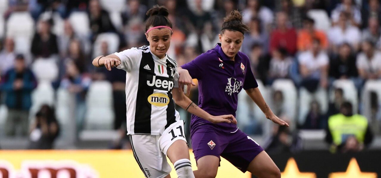Bonansea Vigilucci Juventus Fiorentina donne lapresse 2019