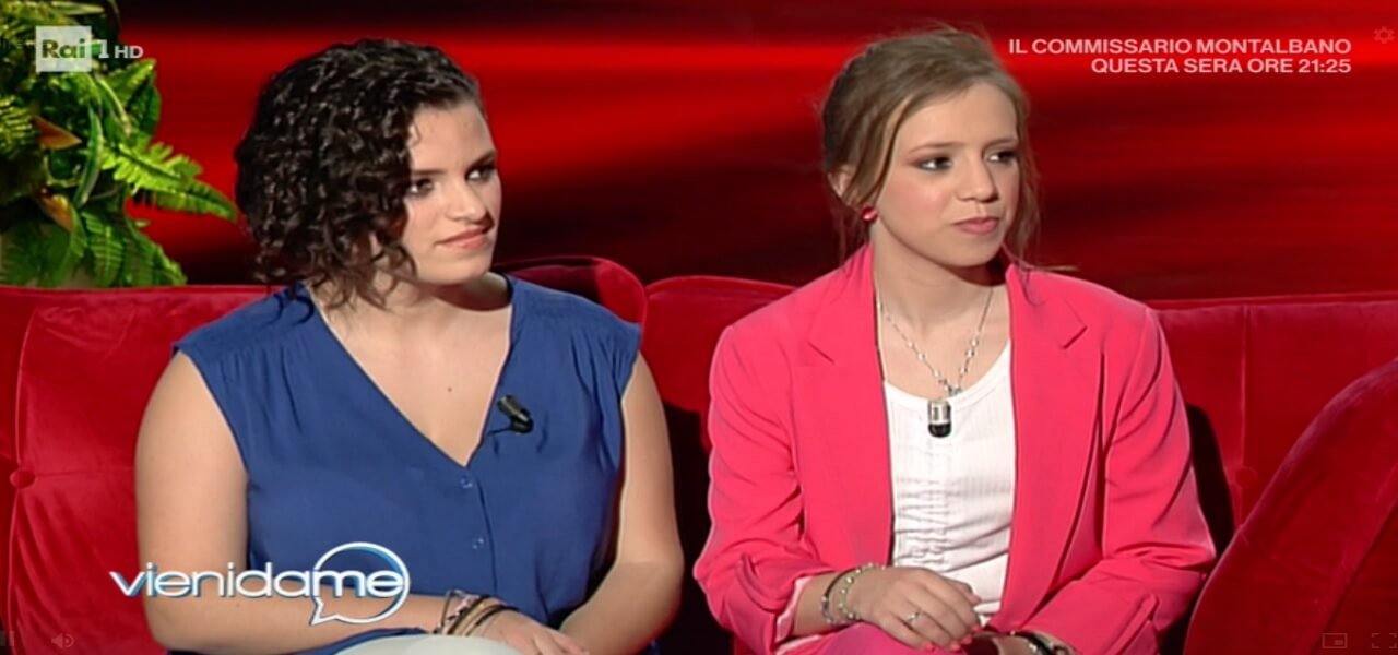 Ilaria e Lucia a Vieni da me due amiche legate dalla malattia