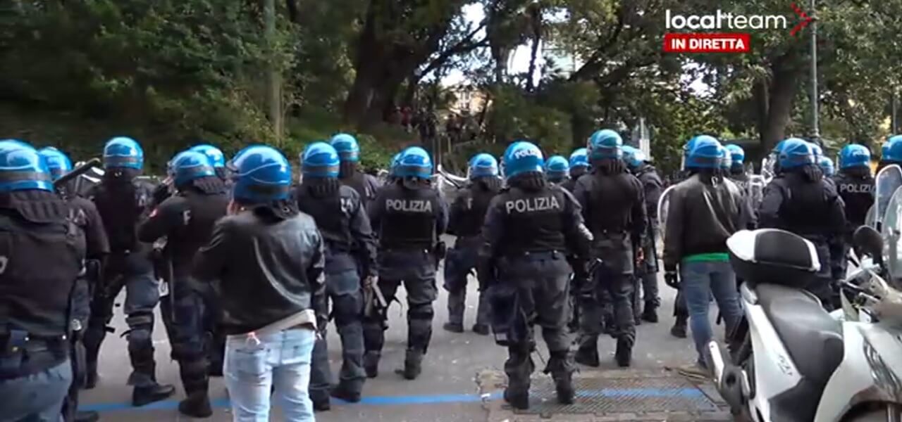 comizio casapound genova