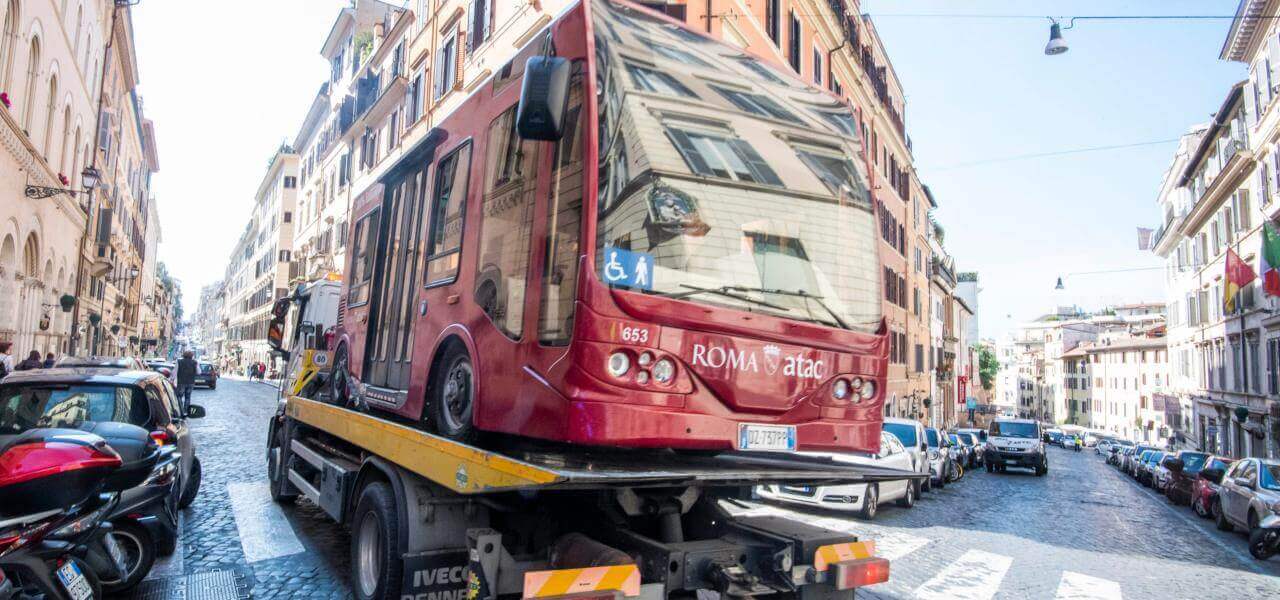 Bus elettrico Atac ko