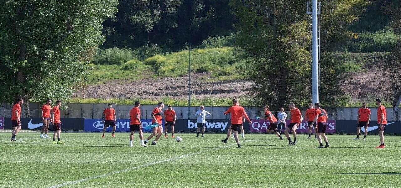 as roma trigoria centro sportivo lapresse