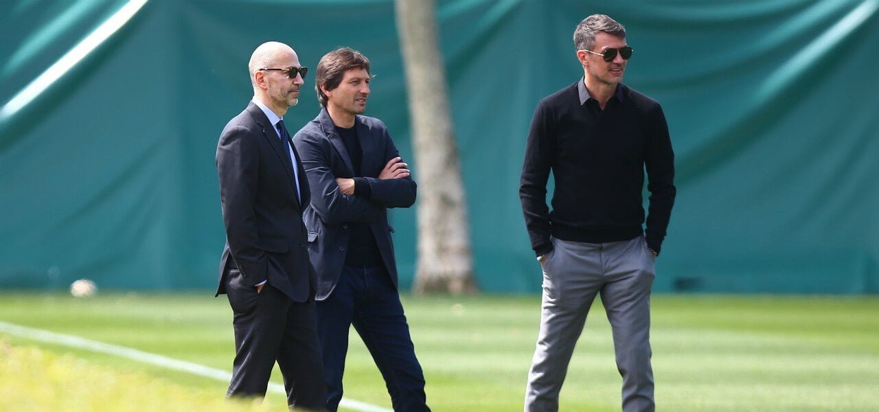Gazidis Leonardo Maldini Milan lapresse 2019