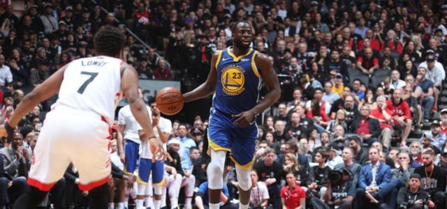 Draymond Green Lowry Golden State Toronto NBA facebook 2019 640x300