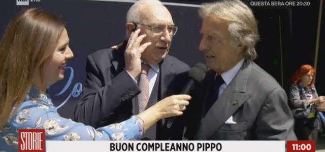 Pippo Baudo a "Storie Italiane"