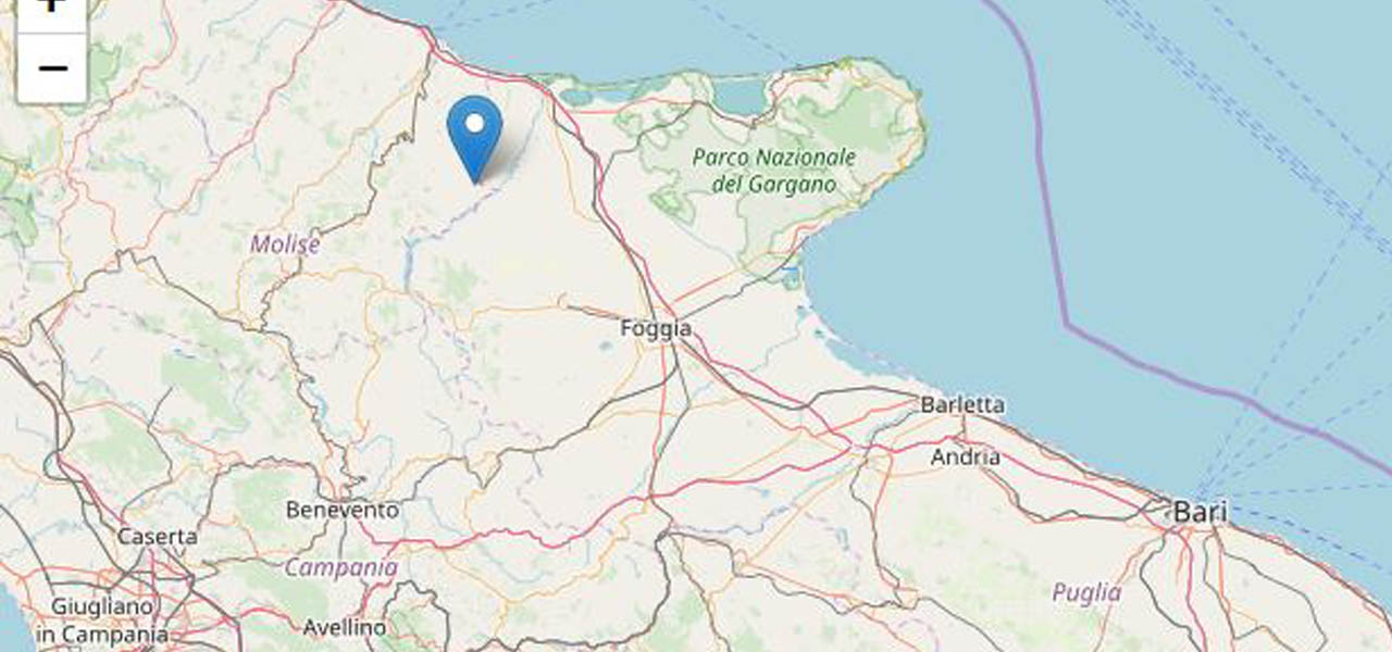 terremoto molise ingv