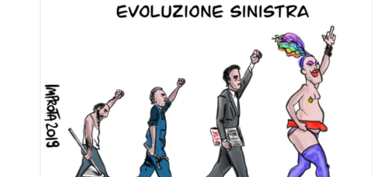 Vignetta su sinistra e draw queen