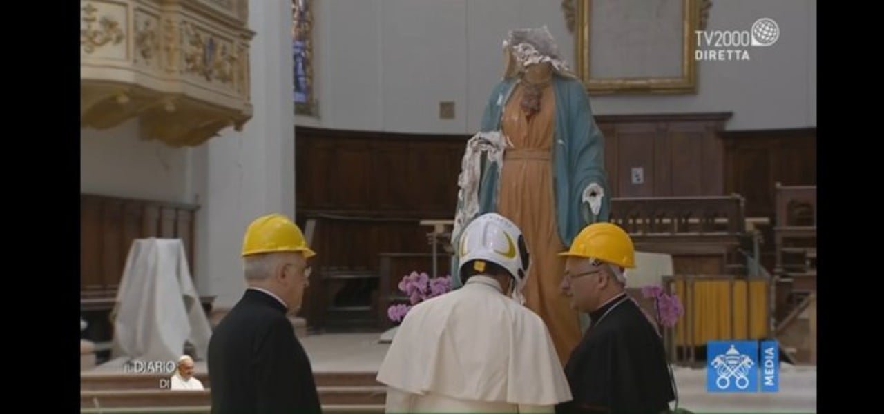 Papa Francesco a Camerino