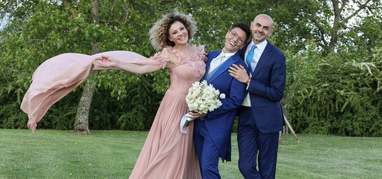 Il matrimonio di Eva Grimaldi e Imma Battaglia