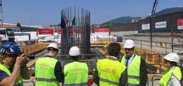 Ponte Morandi, prima colata calcestruzzo