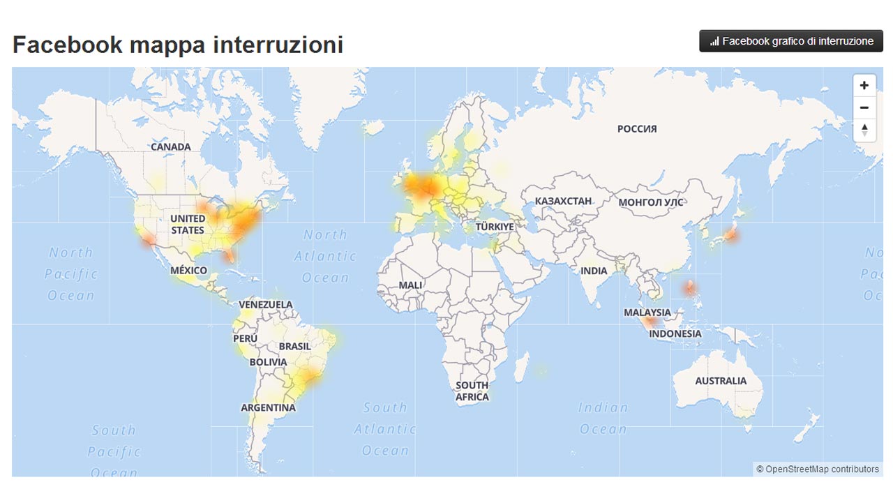 Facebook down?