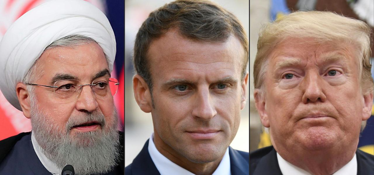 Rohani, Macron e Trump