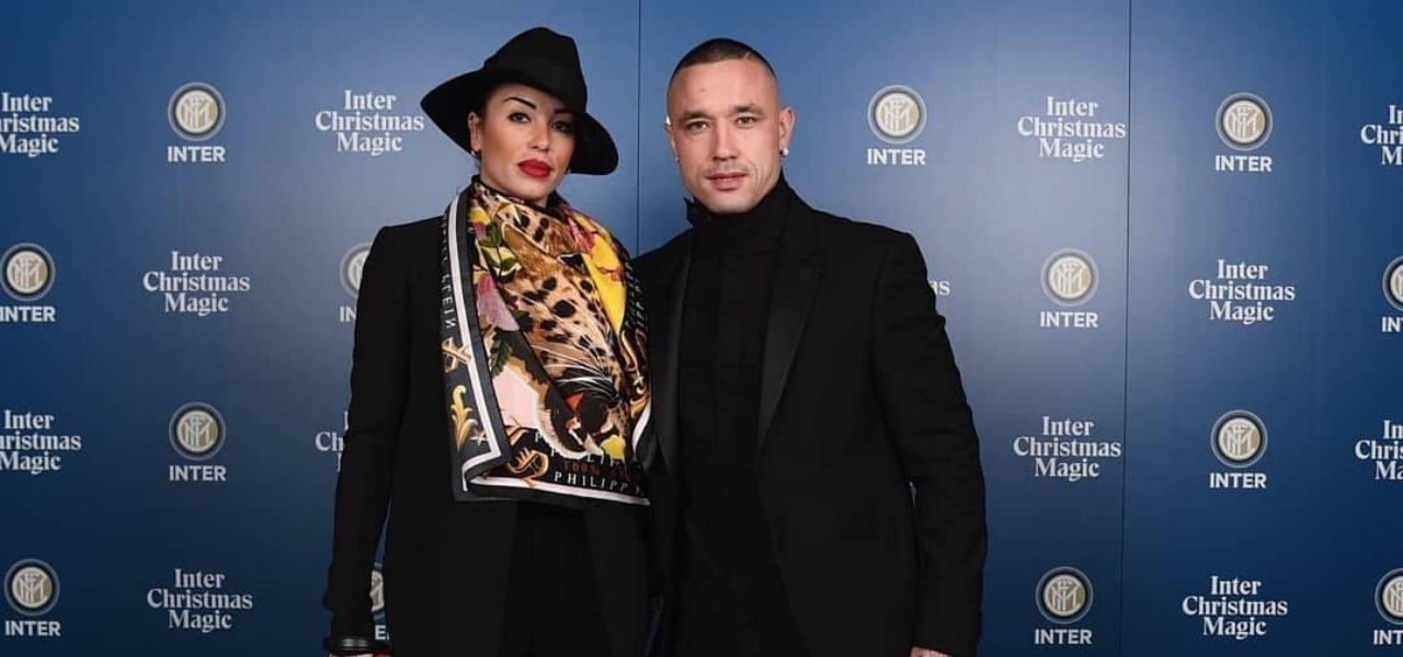 Radja Nainggolan e Claudia Lai