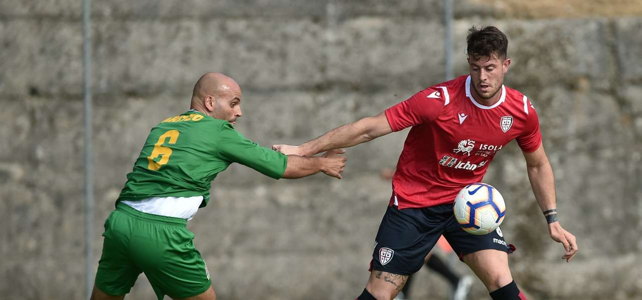 Cerri Cagliari amichevole lapresse 2019