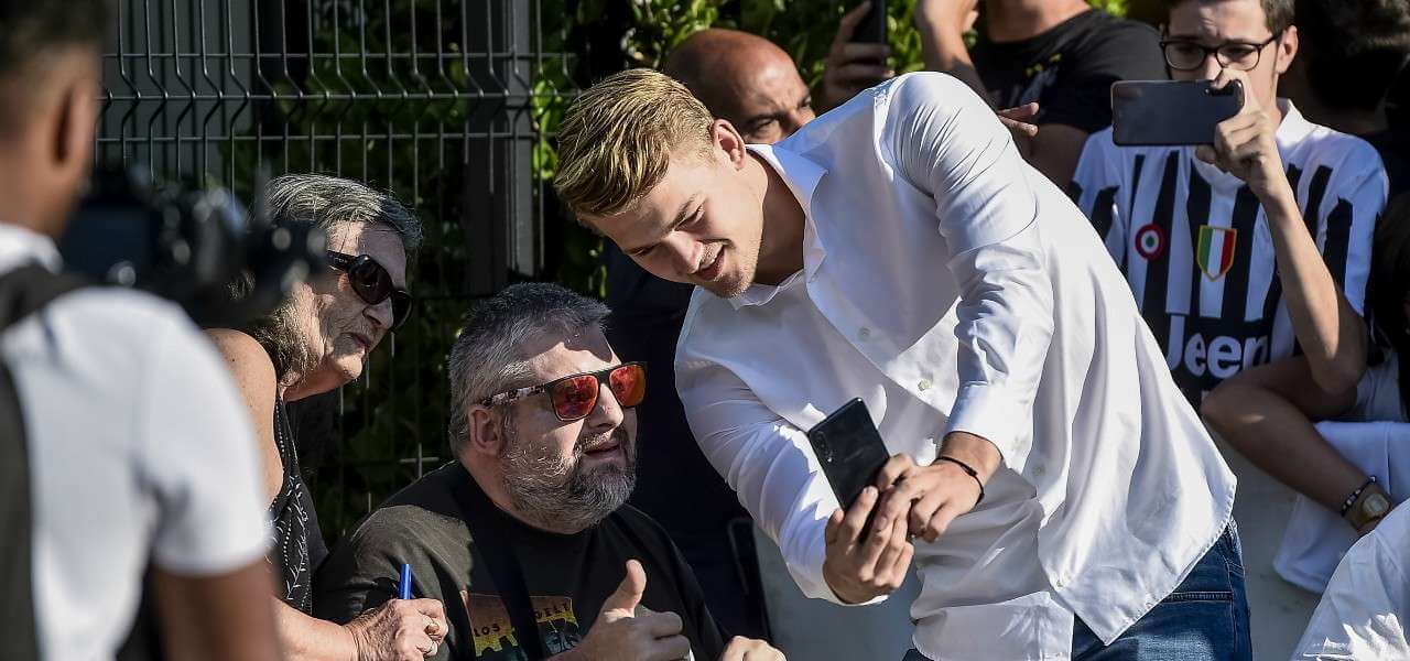 De Ligt Juventus tifosi lapresse 2019