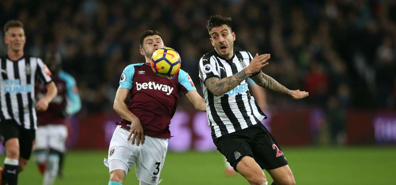 Cresswell Joselu Newcastle West Ham lapresse 2019
