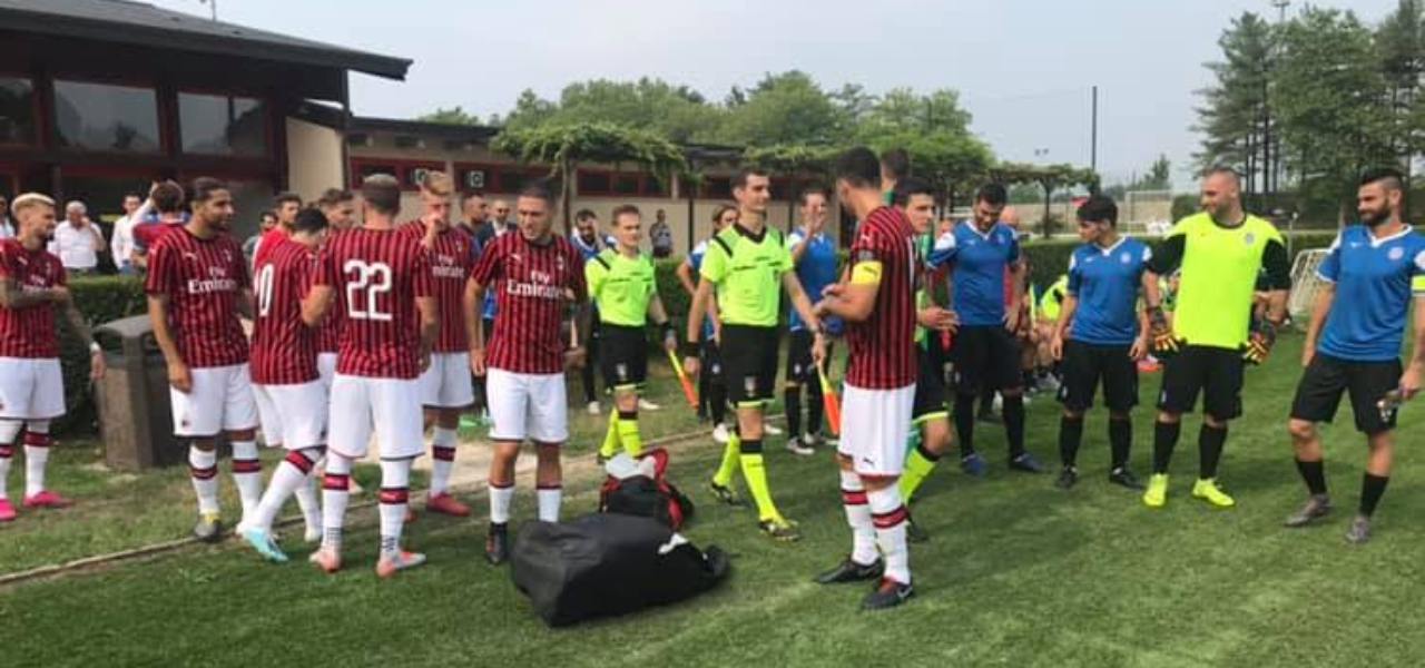 milan novara 2019 amichevole facebook