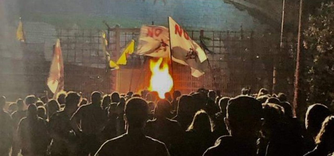 No Tav, scontri a Chiomonte