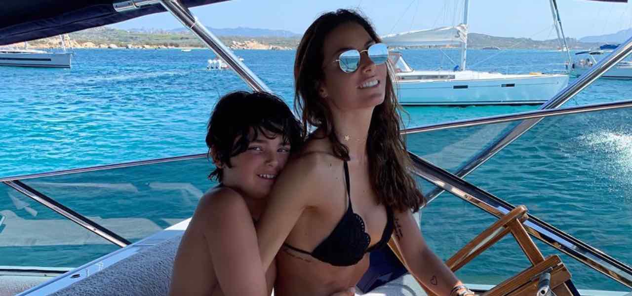 Elisabetta Gregoraci e il figlio Nathan