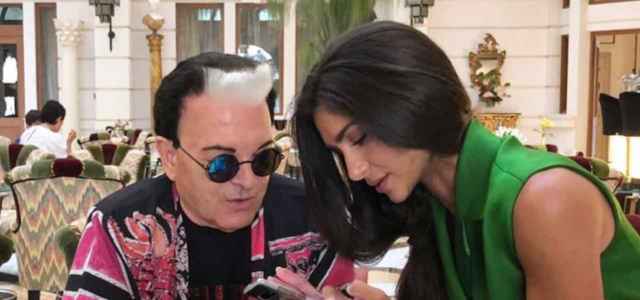 Cristiano Malgioglio e Ambra Lombardo