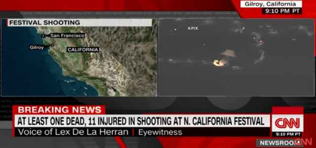 sparatoria california