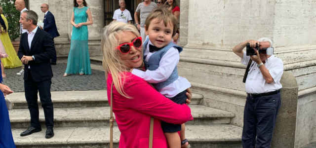Mara Venier e il nipotino