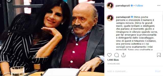 Pamela Prati e Maurizio Costanzo