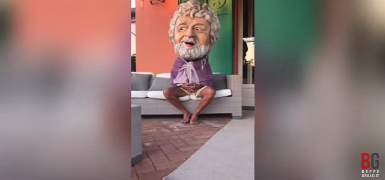 Beppe Grillo salvini bossi