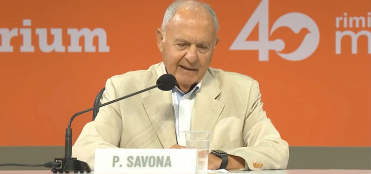 Paolo Savona al Meeting di Rimini